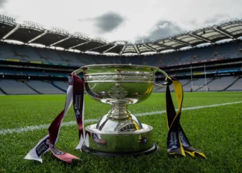 The O'Duffy Cup. Photo: Laszlo Geczo/Inpho